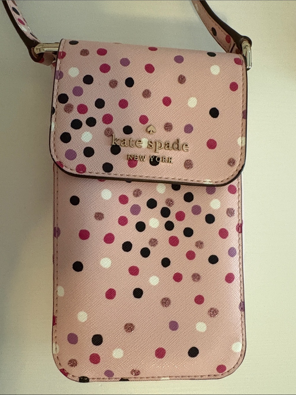 Kate Spade Staci Confetti Glitter Phone Bag - Picture 2 of 7